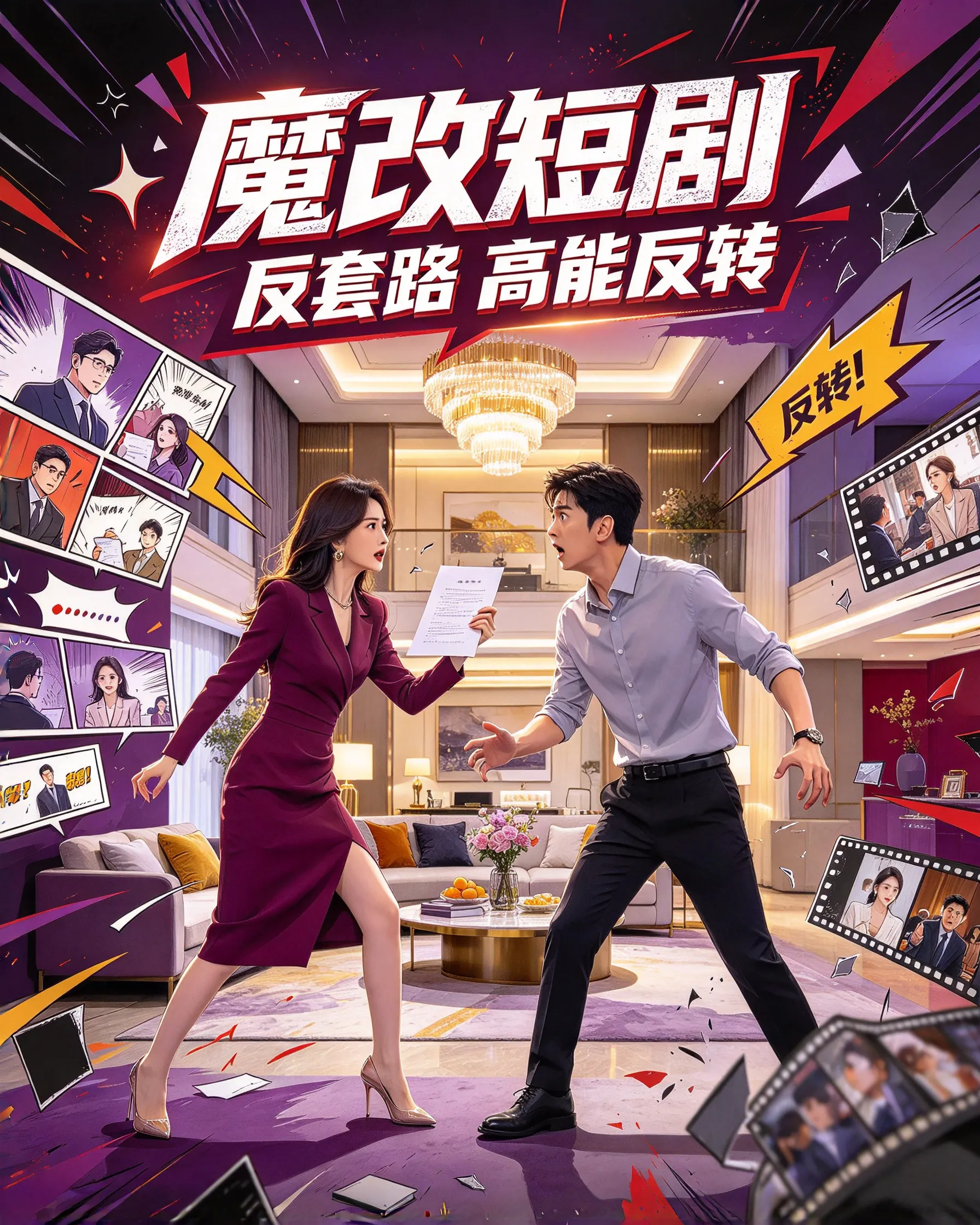 魔改短剧分类封面